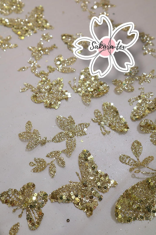 Glitter Cenefa "Marioposas"