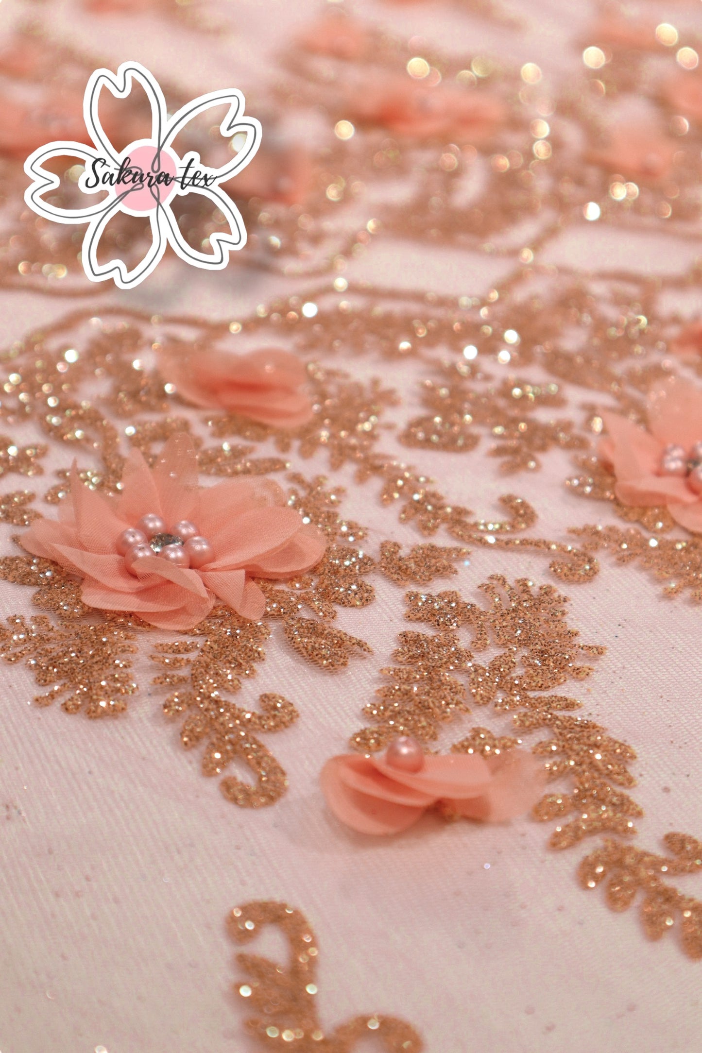 Blonda Glitter 3D Foam "Cascais" 6 Tiras