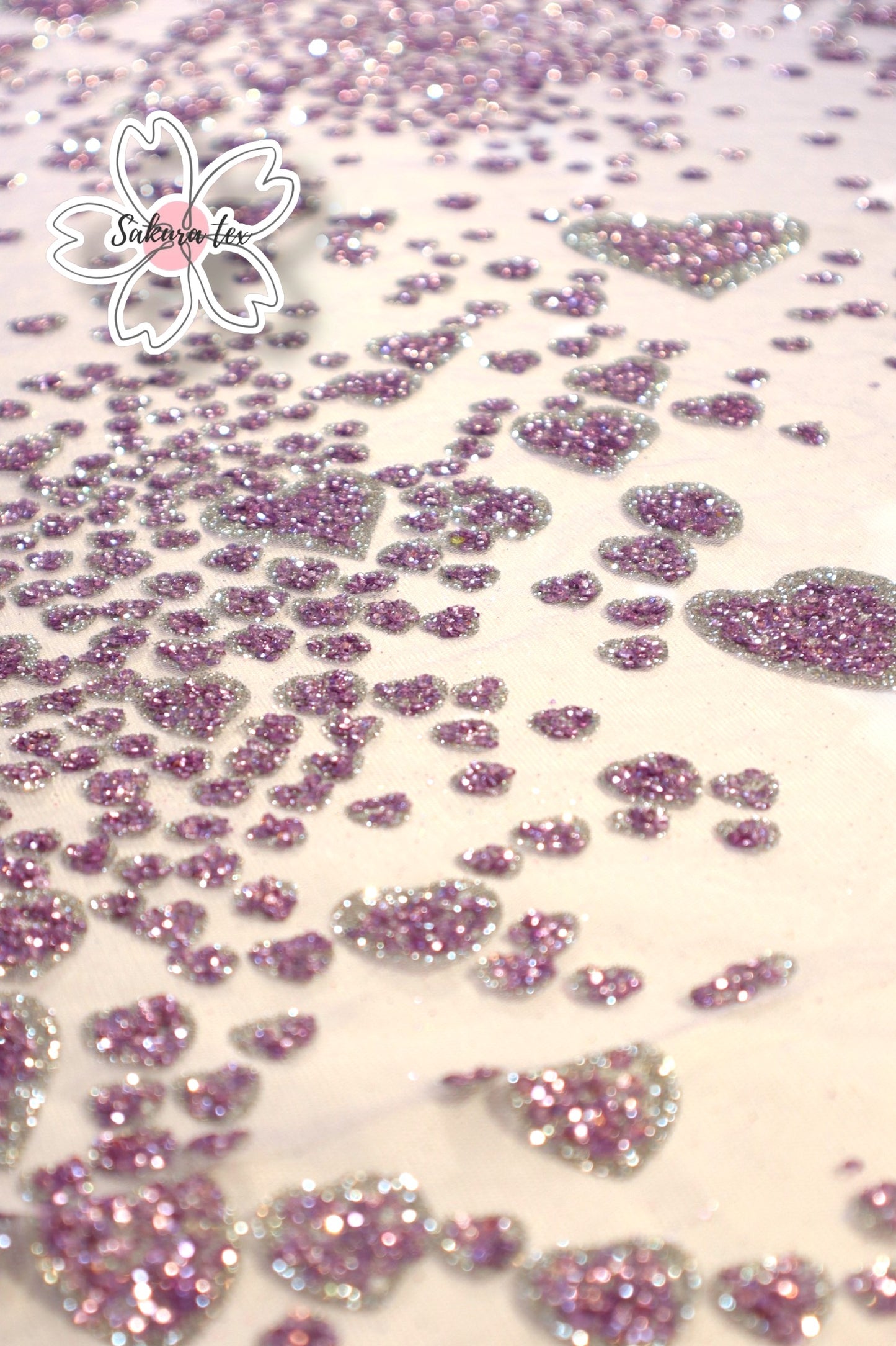 Glitter Cónico Combinado "Corazones"
