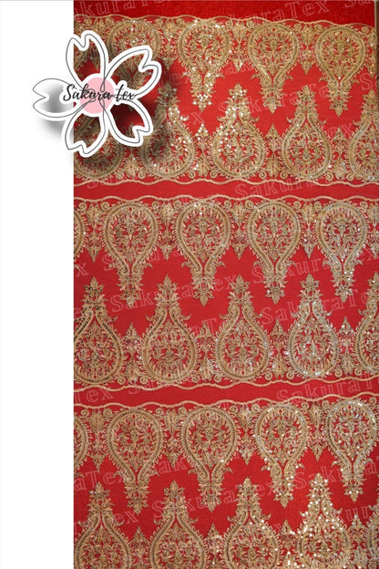 Blonda Bordada con 6 Tiras "Espiga"