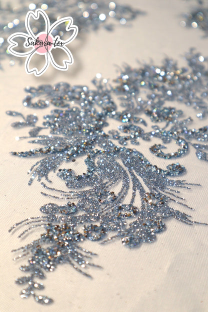 Glitter con pedrería Titania "Aplicaciones"