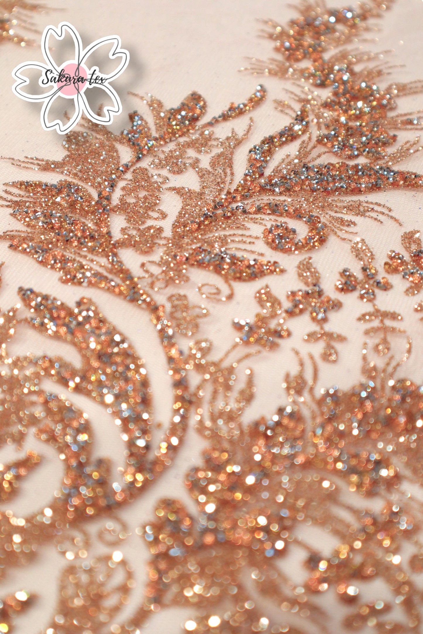 Glitter con pedrería Titania "Aplicaciones"