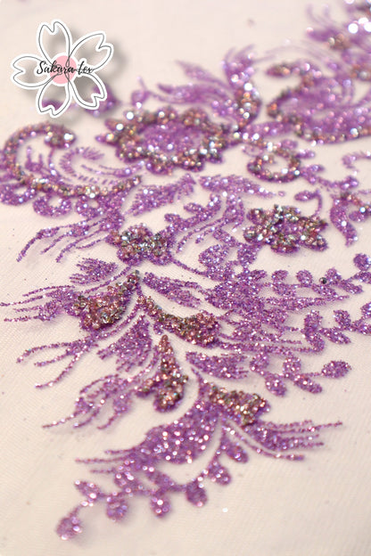 Glitter con pedrería Titania "Aplicaciones"