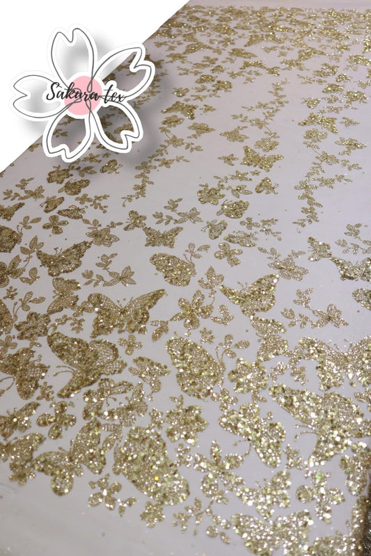 Glitter Cenefa "Marioposas"