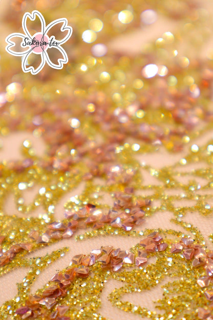 Glitter "Doble Tono Rosas"