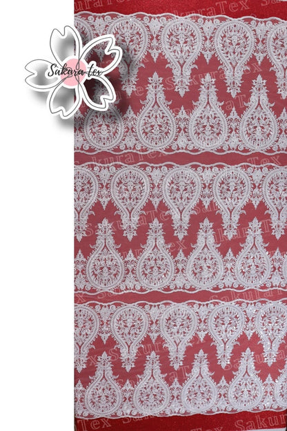 Blonda Bordada con 6 Tiras "Espiga"