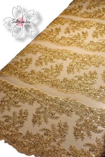 Blonda Bordada con 8 Tiras "Lienzo Completo"