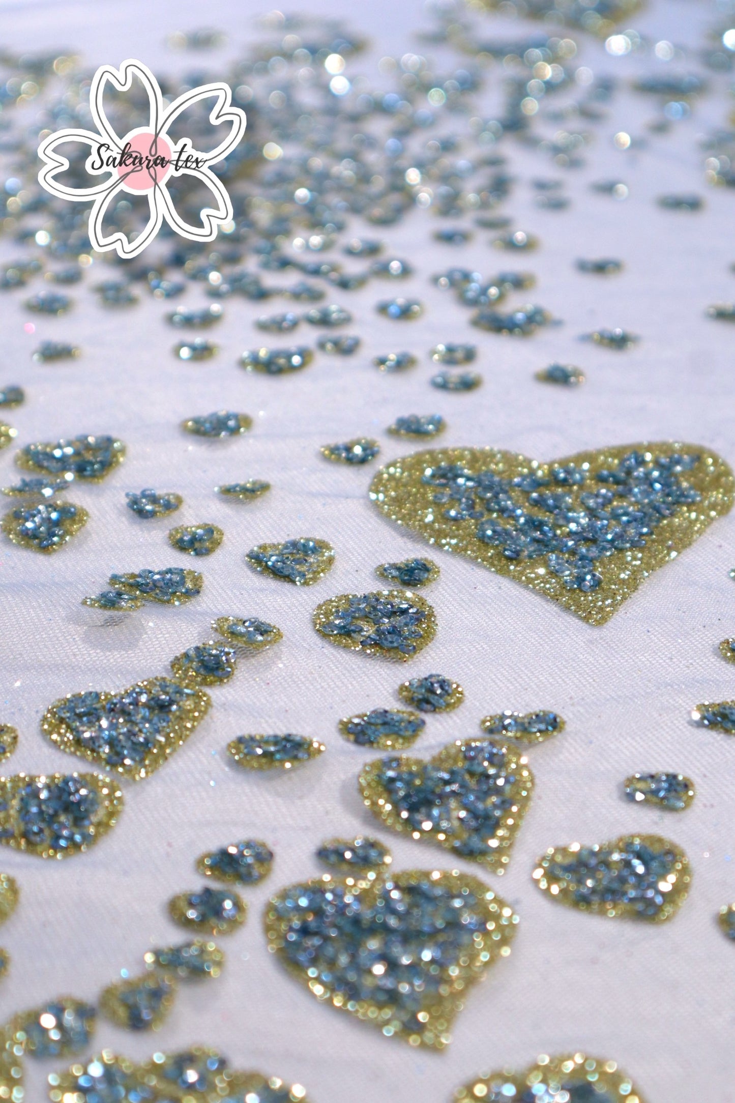 Glitter Cónico Combinado "Corazones"