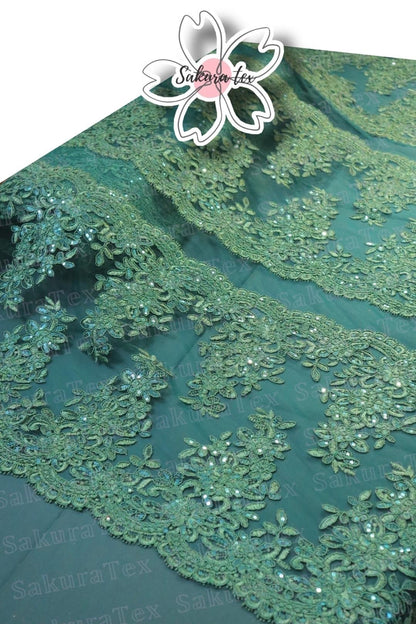 Blonda de 6 Tiras con lentejuelas "Campanas"