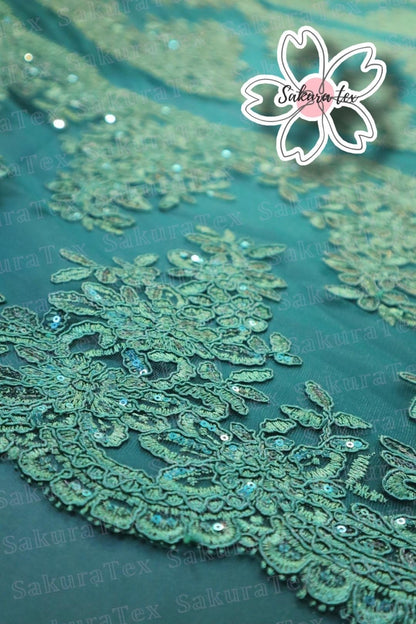 Blonda de 6 Tiras con lentejuelas "Campanas"