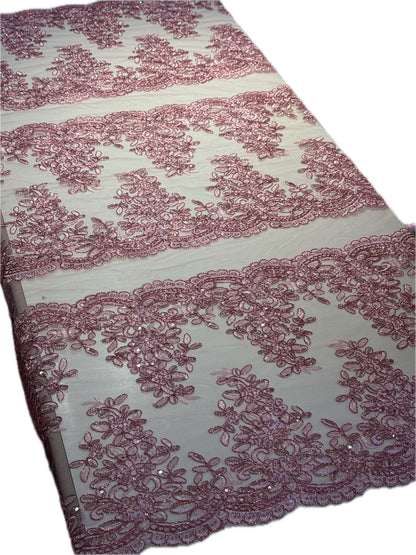 Blonda de 6 Tiras con lentejuelas "Campanas"